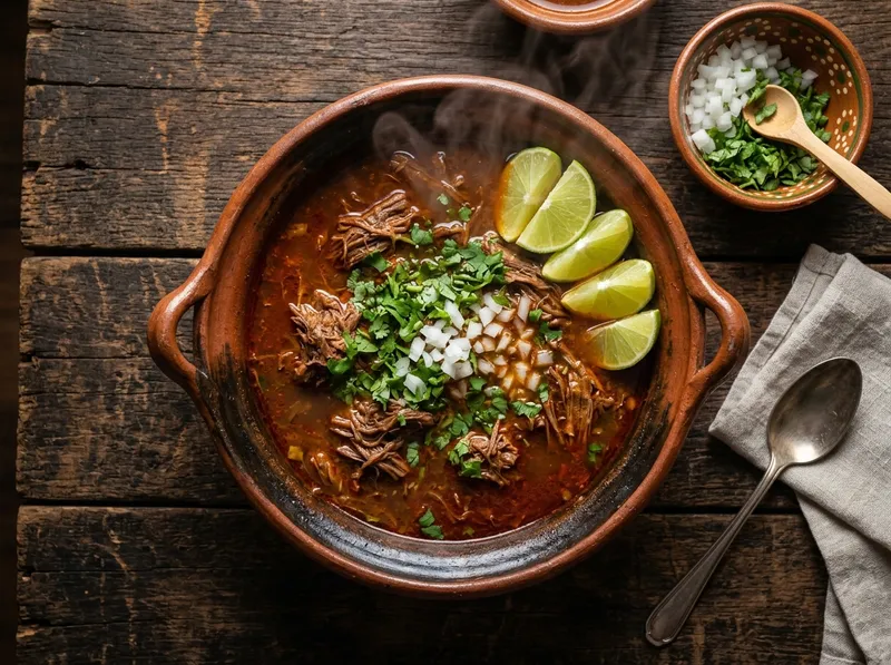 Medio kilo de Birria con su Caldito