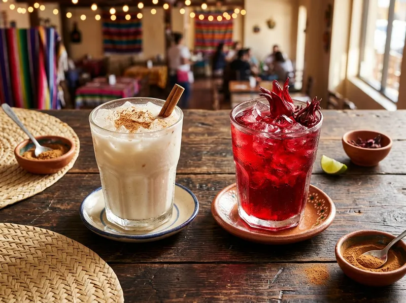 Agua Fresca Natural (Horchata o Jamaica)