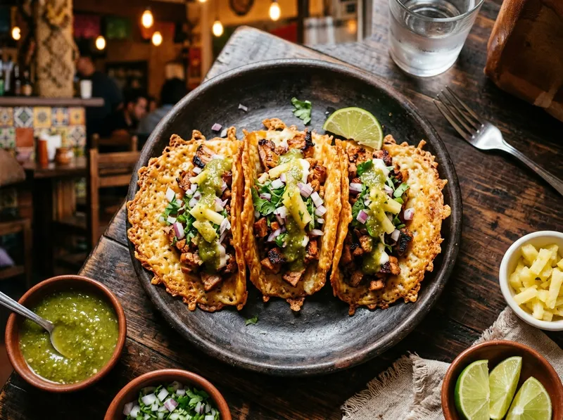 Tacos Keto en Costra de Queso (3)