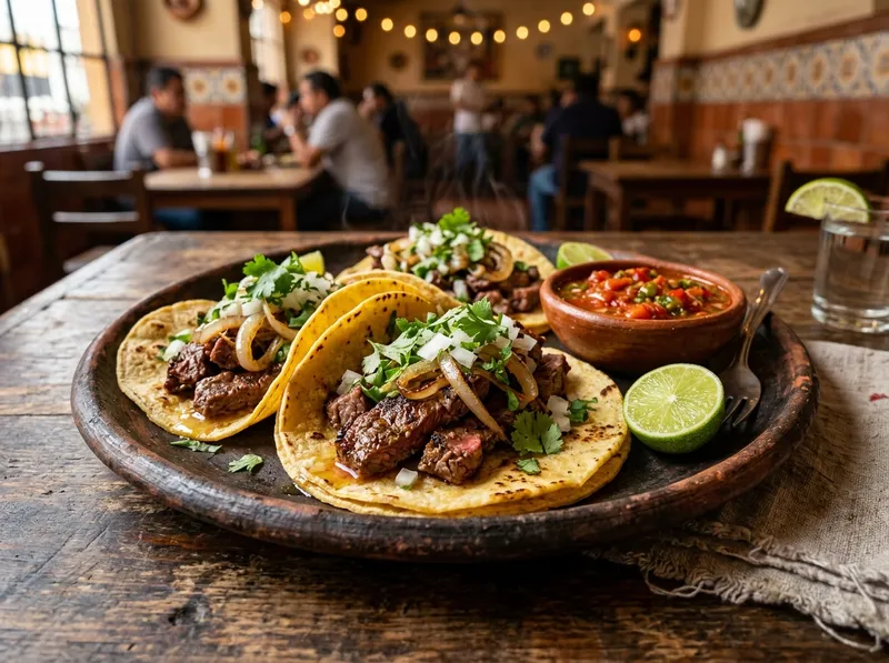 Tacos de Bistec, Pollo o Chuleta (3)